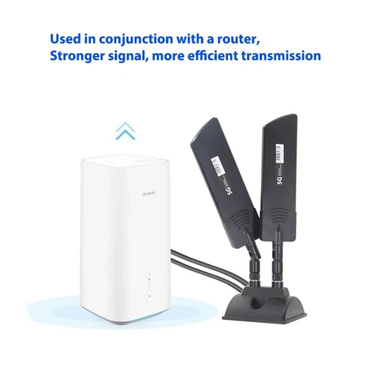 42dbi 5G Router Außenantenne Outdoor Langstrecken WiFi Signalverstärker, SMA Stecker Schwarz, TS9 Schwarz, SMA Stecker Weiß, TS9 Weiß