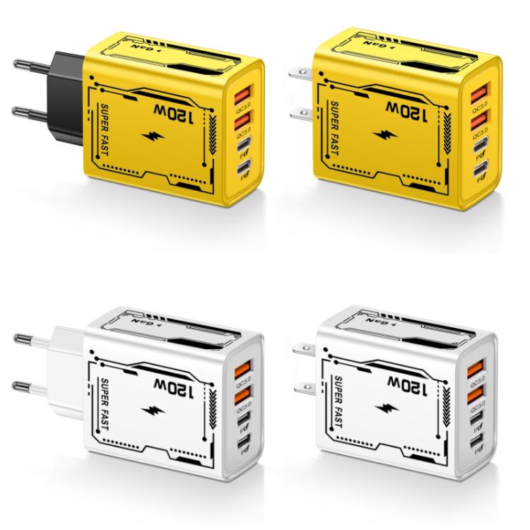 2A 2 USB+2 PD Typ-C Multiport-Handy-Ladegerät