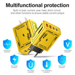2A 2 USB+2 PD Typ-C Multiport-Handy-Ladegerät