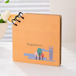 DIY Holz-Quadratisches Gedenk-Album Kinder-Wachstums-Fotoalbum Cartoon-Fotobuch, Beste Freunde, Glück, Nur für dich, Ewige Liebe