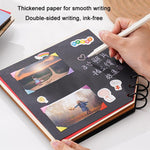 DIY Holz-Quadratisches Gedenk-Album Kinder-Wachstums-Fotoalbum Cartoon-Fotobuch, Beste Freunde, Glück, Nur für dich, Ewige Liebe