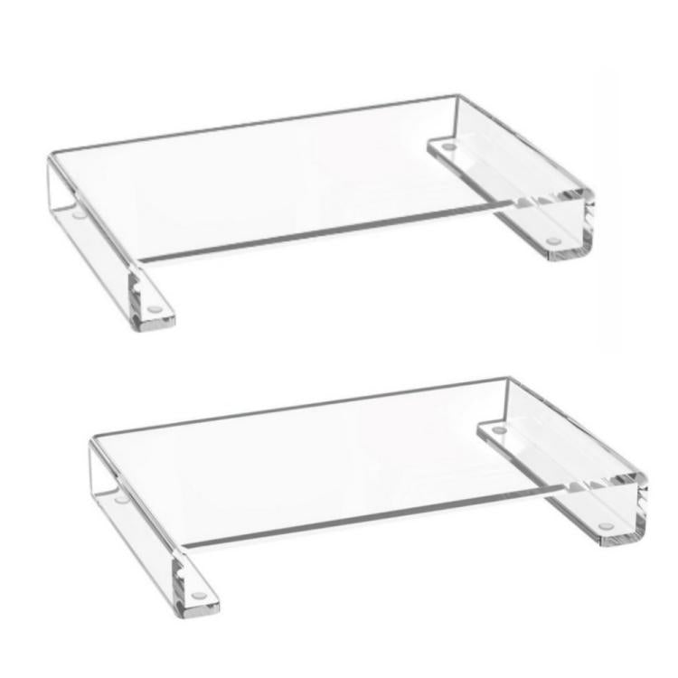 Acryl-Tablettboden Schminktisch Aufbewahrungsregal, 1 Stück, 2 Stück
