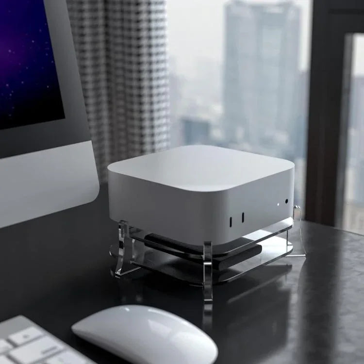 Acryl-Aufbewahrungshalterung für MAC Mini M4 (Desktop-Aufbewahrung)