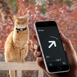 Für AirTag 2. Gen / AirTag 1. Gen Tracker Wasserdichtes Schutzetui Haustier Lederhalsband Anti-Verlust Katzen-Locator-Halsband
