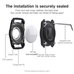 Für AirTag 2. Gen / AirTag 1. Gen Tracker Wasserdichtes Schutzetui Haustier Lederhalsband Anti-Verlust Katzen-Locator-Halsband