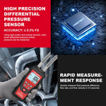 HABOTEST HT636 Hochpräzises Differenzdruckmessgerät Digitaler Mikro-Drucktester, HT636