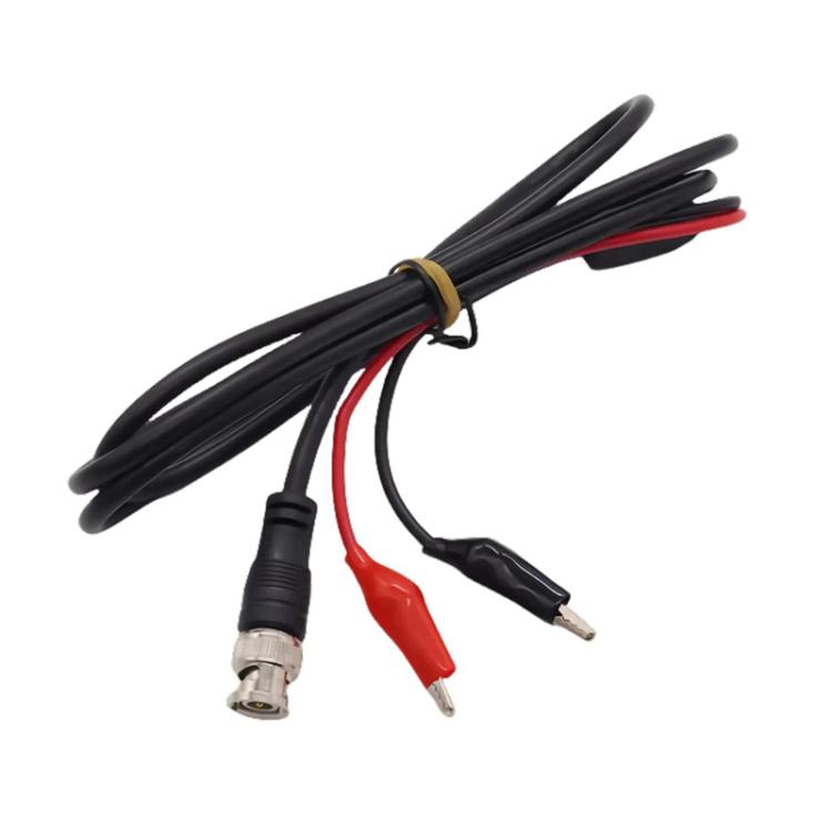 BNC Stecker zu 2 Krokodilklemmen Oszilloskop-Sondenkabel Q9 Signal-Testkabel, 0,5m, 1m, 1,5m