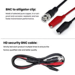 BNC Stecker zu 2 Krokodilklemmen Oszilloskop-Sondenkabel Q9 Signal-Testkabel, 0,5m, 1m, 1,5m