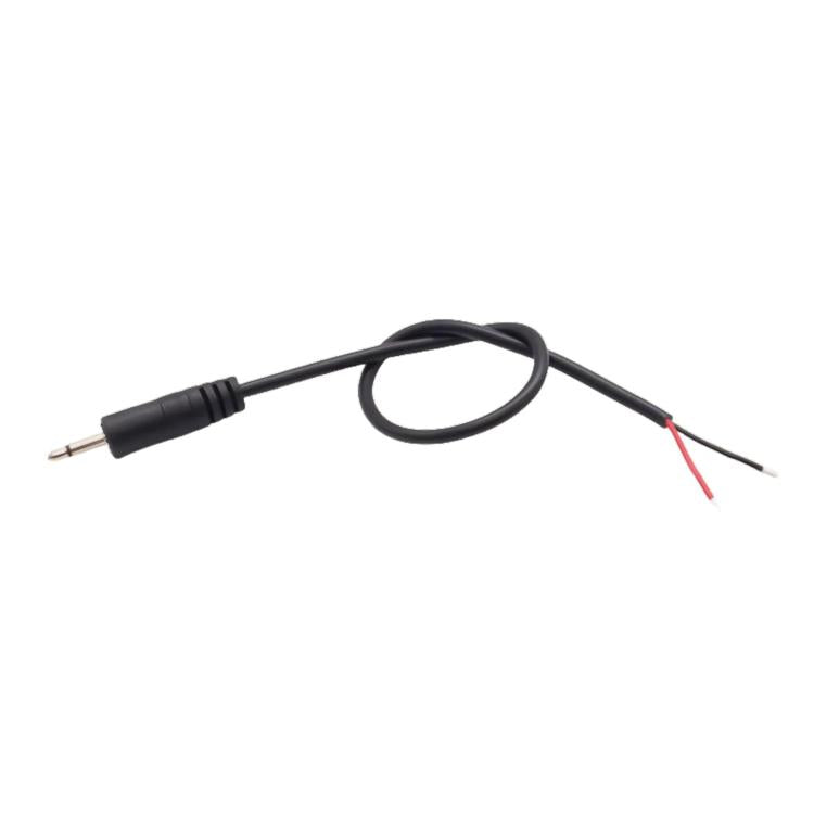 Mono-Kabel 2-Pin AUX Einzelkopf Kabel Lautsprecher Audio-Stromkabel Audiokabel, Länge: 25cm, 2,5mm Stecker, 2,5mm Buchse, 3,5mm Stecker, 3,5mm Buchse