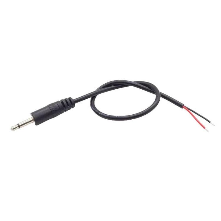 Mono-Kabel 2-Pin AUX Einzelkopf Kabel Lautsprecher Audio-Stromkabel Audiokabel, Länge: 25cm, 2,5mm Stecker, 2,5mm Buchse, 3,5mm Stecker, 3,5mm Buchse