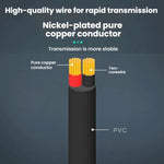 Mono-Kabel 2-Pin AUX Einzelkopf Kabel Lautsprecher Audio-Stromkabel Audiokabel, Länge: 25cm, 2,5mm Stecker, 2,5mm Buchse, 3,5mm Stecker, 3,5mm Buchse