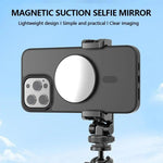 HEPAIL 101D-A Magnetischer Selfie-Spiegel für Handy Magsaef Rückseitiger HD Foto-Hilfsspiegel Konvexspiegel