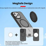 HEPAIL 101D-A Magnetischer Selfie-Spiegel für Handy Magsaef Rückseitiger HD Foto-Hilfsspiegel Konvexspiegel
