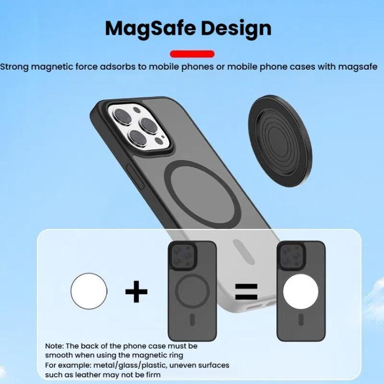 HEPAIL 101D-A Magnetischer Selfie-Spiegel für Handy Magsaef Rückseitiger HD Foto-Hilfsspiegel Konvexspiegel