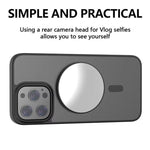 HEPAIL 101D-A Magnetischer Selfie-Spiegel für Handy Magsaef Rückseitiger HD Foto-Hilfsspiegel Konvexspiegel
