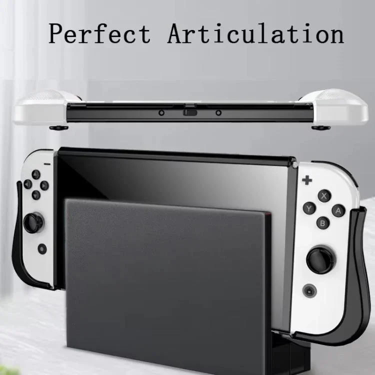 TPU-Schutzhülle mit integrierter Schale und 2 Spielkartensteckplätzen für die Switch OLED-Konsole