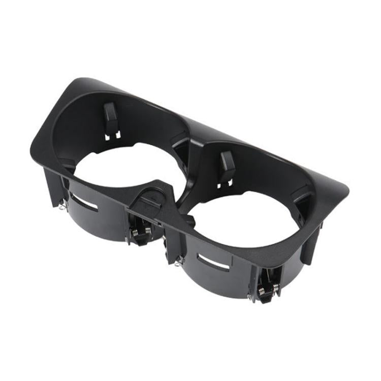 For Mercedes-Benz C-Class W205 / GLC W253 / E-Class W213 Center Console Beverage Cup Holder 2056802391, Black, Black Carbon Fiber, Red Carbon Fiber