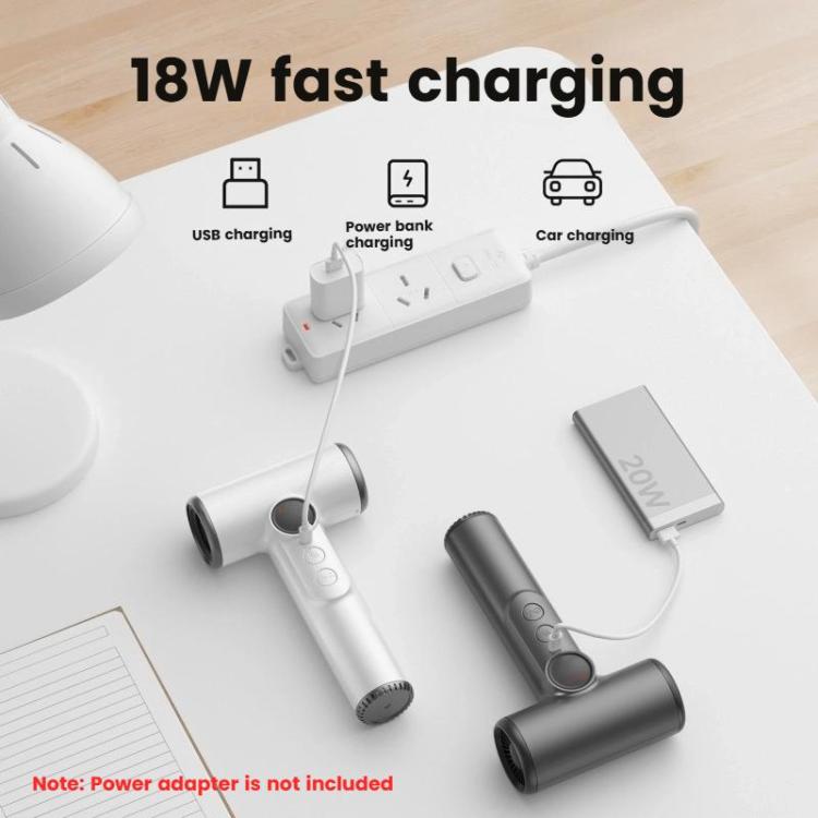 Kabelloser Haartrockner mit 30.000 U/min Hochgeschwindigkeitsmotor, 100-stufig einstellbare Kalt-/Warmluft, 15600mAh Langzeit-Akku