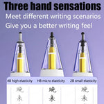 Für Apple Pencil 2 / 1 Elastische Spitze Weiche Sonde Stille Ersatzspitze, 4B Weiß, 4B Transparent, 2B Weiß, 2B Transparent, HB Weiß, HB Transparent