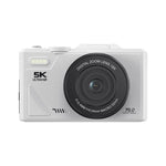W1 5K HD Digitalkamera 75MP 18X Digitalzoom WLAN Videorekorder mit Klappbildschirm, W1 Weiß, W1 Schwarz