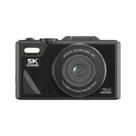 W1 5K HD Digitalkamera 75MP 18X Digitalzoom WLAN Videorekorder mit Klappbildschirm, W1 Weiß, W1 Schwarz