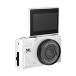 W1 5K HD Digitalkamera 75MP 18X Digitalzoom WLAN Videorekorder mit Klappbildschirm, W1 Weiß, W1 Schwarz