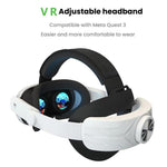 Für Meta Quest 3 / 3S verstellbares Kopfband ohne Gesichtsdruck VR-Kopfgurt Zubehör