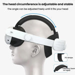 Für Meta Quest 3 / 3S verstellbares Kopfband ohne Gesichtsdruck VR-Kopfgurt Zubehör