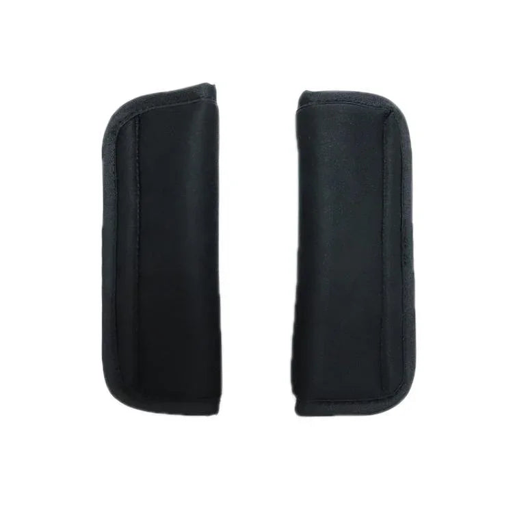 Sicherheitsgurt-Schulterpolster für Kinderwagen, Schwarz Normal, Schwarzer Nylonflicken, Schwarzer Schrittschutz, Schwarz Normal 3tlg/Set, Schwarz Nylon 3tlg/Set