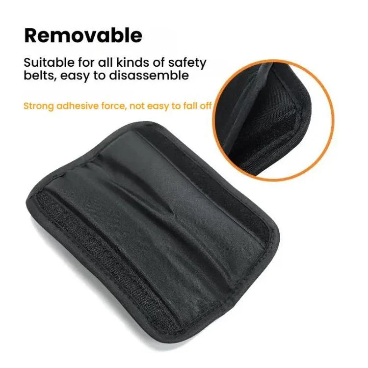 Sicherheitsgurt-Schulterpolster für Kinderwagen, Schwarz Normal, Schwarzer Nylonflicken, Schwarzer Schrittschutz, Schwarz Normal 3tlg/Set, Schwarz Nylon 3tlg/Set