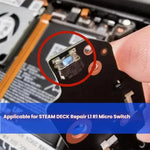 Für Steam Deck 10 Schultertasten L1 R1 Mikroschalter, L1 R1 Mikroschalter