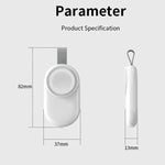 Tragbares magnetisches kabelloses Ladegerät für Apple Watch 1/2/3/4/5/6/7/8/9/10/SE (USB-C)