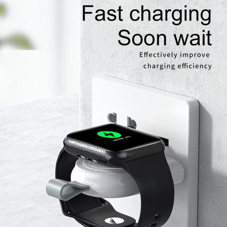 Tragbares magnetisches kabelloses Ladegerät für Apple Watch 1/2/3/4/5/6/7/8/9/10/SE (USB-C)