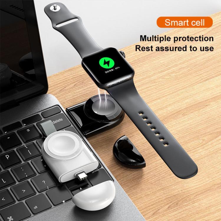 Tragbares magnetisches kabelloses Ladegerät für Apple Watch 1/2/3/4/5/6/7/8/9/10/SE (USB-C)