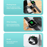 Tragbares magnetisches kabelloses Ladegerät für Apple Watch 1/2/3/4/5/6/7/8/9/10/SE (USB-C)
