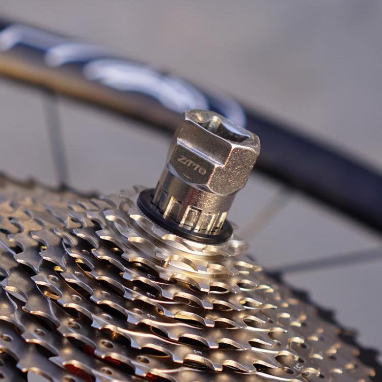 ZTTO Fahrrad Reparatur Drehwerkzeug Straßen- und Mountainbike Fester Hebel Schwungrad Montage- und Demontagehülse, 2 Stück