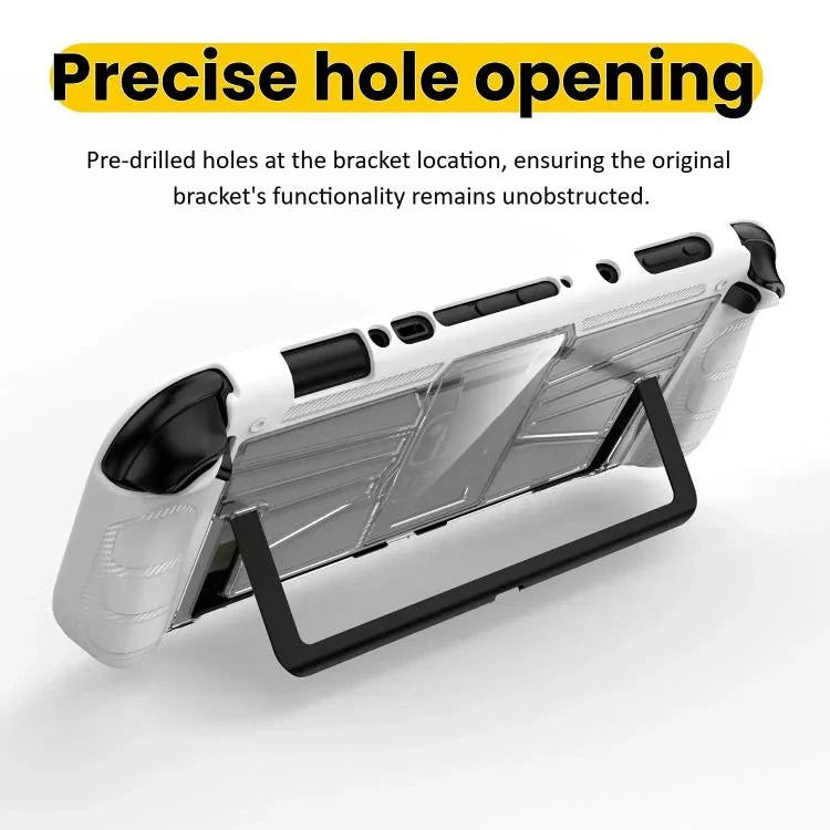 Schutzhülle aus TPU + PC (einteilig) für Nintendo Switch 2 Spielkonsole, stoßfest, in Schwarz und Weiß erhältlich.