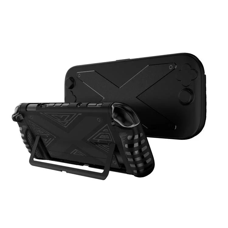 Schutzhülle aus PC + TPU mit geteiltem Schutzpanel für Nintendo Switch 2, PC + TPU-Panel Schwarz, PC + TPU-Panel Weiß