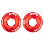 2 Stück ZTTO Fahrrad Aluminiumlegierung Kurbelabdeckung Mountainbike Kurbel Schrauben, M18 Schwarz, M18 Rot, M18 Blau, M19 Schwarz, M19 Rot, M19 Blau, M20 Schwarz, M20 Rot, M20 Blau