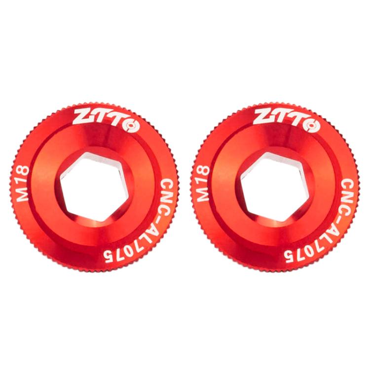 2 Stück ZTTO Fahrrad Aluminiumlegierung Kurbelabdeckung Mountainbike Kurbel Schrauben, M18 Schwarz, M18 Rot, M18 Blau, M19 Schwarz, M19 Rot, M19 Blau, M20 Schwarz, M20 Rot, M20 Blau