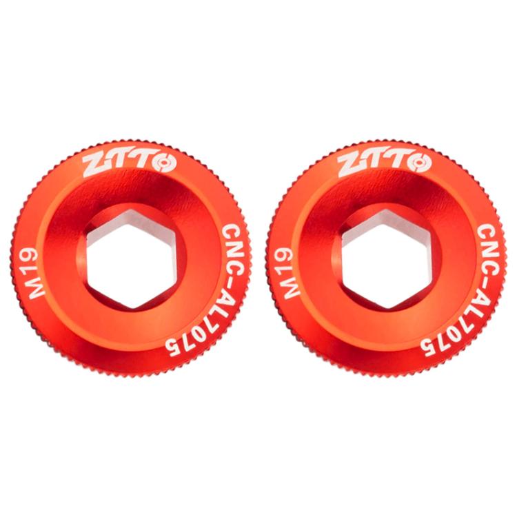 2 Stück ZTTO Fahrrad Aluminiumlegierung Kurbelabdeckung Mountainbike Kurbel Schrauben, M18 Schwarz, M18 Rot, M18 Blau, M19 Schwarz, M19 Rot, M19 Blau, M20 Schwarz, M20 Rot, M20 Blau