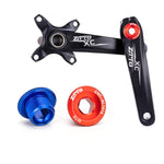 2 Stück ZTTO Fahrrad Aluminiumlegierung Kurbelabdeckung Mountainbike Kurbel Schrauben, M18 Schwarz, M18 Rot, M18 Blau, M19 Schwarz, M19 Rot, M19 Blau, M20 Schwarz, M20 Rot, M20 Blau