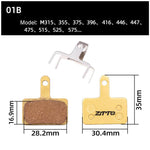 2 Paare ZTTO Mountainbike Vollmetall Kupferbasis Belag Öl-Scheibenbremsbelag, MJ-01B, MJ-01D, MJ-01E, MJ-01F, MJ-02A, MJ-02B, MJ-02D, MJ-02F, MJ-03F, MJ-04B, MJ-05B, MJ-05C, MJ-07B, MJ-07C, MJ-07C mit Loch, MJ-08A, MJ-08B, MJ-11A, MJ-11C, MJ-11D