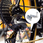 100 Stück ZTTO Aluminium Fahrrad Brems- und Schalthebel-Spulenkappen Mountainbike Kabel-Endkappen