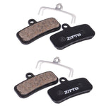 2 Paare ZTTO Fahrrad Scheibenbremsbeläge Mountainbike Halbmetallische Harz-Bremsbeläge, MS-01B, MS-01D, MS-01E, MS-01F, MS-02A, MS-02B, MS-02D, MS-02F, MS-03F, MS-04B, MS-05B, MS-05C, MS-07B, MS-07C, MS-07C mit Loch, MS-08A, MS-08B, MS-11A, MS-11C, MS-11D