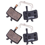 2 Paare ZTTO Fahrrad Scheibenbremsbeläge Mountainbike Halbmetallische Harz-Bremsbeläge, MS-01B, MS-01D, MS-01E, MS-01F, MS-02A, MS-02B, MS-02D, MS-02F, MS-03F, MS-04B, MS-05B, MS-05C, MS-07B, MS-07C, MS-07C mit Loch, MS-08A, MS-08B, MS-11A, MS-11C, MS-11D