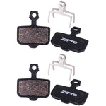 2 Paare ZTTO Fahrrad Scheibenbremsbeläge Mountainbike Halbmetallische Harz-Bremsbeläge, MS-01B, MS-01D, MS-01E, MS-01F, MS-02A, MS-02B, MS-02D, MS-02F, MS-03F, MS-04B, MS-05B, MS-05C, MS-07B, MS-07C, MS-07C mit Loch, MS-08A, MS-08B, MS-11A, MS-11C, MS-11D