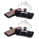 2 Paare ZTTO Fahrrad Scheibenbremsbeläge Mountainbike Halbmetallische Harz-Bremsbeläge, MS-01B, MS-01D, MS-01E, MS-01F, MS-02A, MS-02B, MS-02D, MS-02F, MS-03F, MS-04B, MS-05B, MS-05C, MS-07B, MS-07C, MS-07C mit Loch, MS-08A, MS-08B, MS-11A, MS-11C, MS-11D