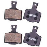 2 Paare ZTTO Fahrrad Scheibenbremsbeläge Mountainbike Halbmetallische Harz-Bremsbeläge, MS-01B, MS-01D, MS-01E, MS-01F, MS-02A, MS-02B, MS-02D, MS-02F, MS-03F, MS-04B, MS-05B, MS-05C, MS-07B, MS-07C, MS-07C mit Loch, MS-08A, MS-08B, MS-11A, MS-11C, MS-11D