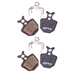 2 Paare ZTTO Fahrrad Scheibenbremsbeläge Mountainbike Halbmetallische Harz-Bremsbeläge, MS-01B, MS-01D, MS-01E, MS-01F, MS-02A, MS-02B, MS-02D, MS-02F, MS-03F, MS-04B, MS-05B, MS-05C, MS-07B, MS-07C, MS-07C mit Loch, MS-08A, MS-08B, MS-11A, MS-11C, MS-11D
